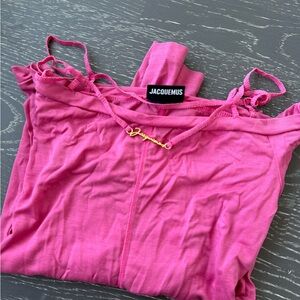JACQUEMUS
Pink Le Papier 'Le T-Shirt Sierra' Long Sleeve T-Shirt